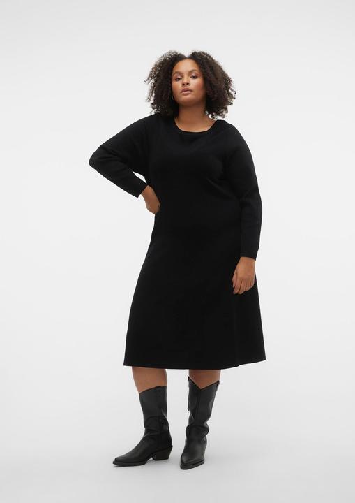 Produktbild Vero Moda VMCNANCY LS BOATNECK DRESS GA EXC CUR Strickkleid (48, 50, L)