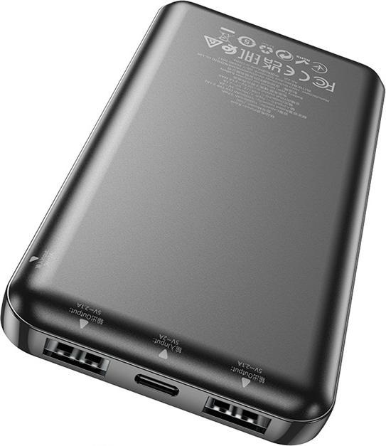 Actual product image Hoco J100 Powerbank 10000 mAh Schwarz (10000 mAh)