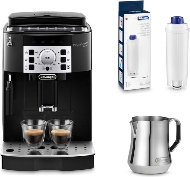 Produktbild De'Longhi Magnifica S + Wasserfilter + Milchaufschäumkrug Angebotsset