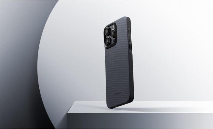 Produktbild Pitaka MagEZ Case 4 600D for iPhone 15 Pro Black/Grey Twill (Apple iPhone 15 Pro)