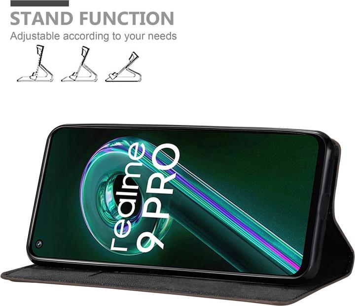 Productafbeelding Cadorabo Hoesje voor Realme 9 5G / 9 PRO / V25 / Q5 / OnePlus Nord CE 2 LITE 5G in Book Invis. Magneetstijl (Vivo V25, Realme 9 Pro+, OnePlus North CE 2 Lite 5G)