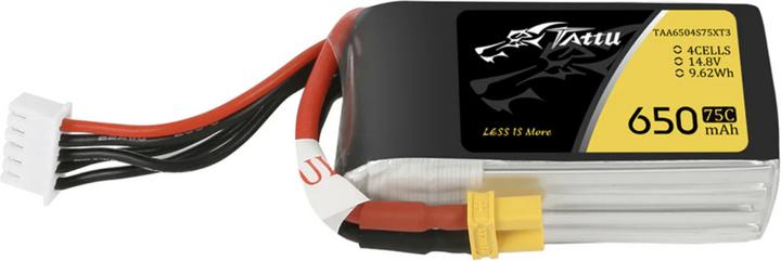 Produktbild Tattu RC-Akku LiPo 650 mAh 14.8 V 75C (14.80 V, 650 mAh)