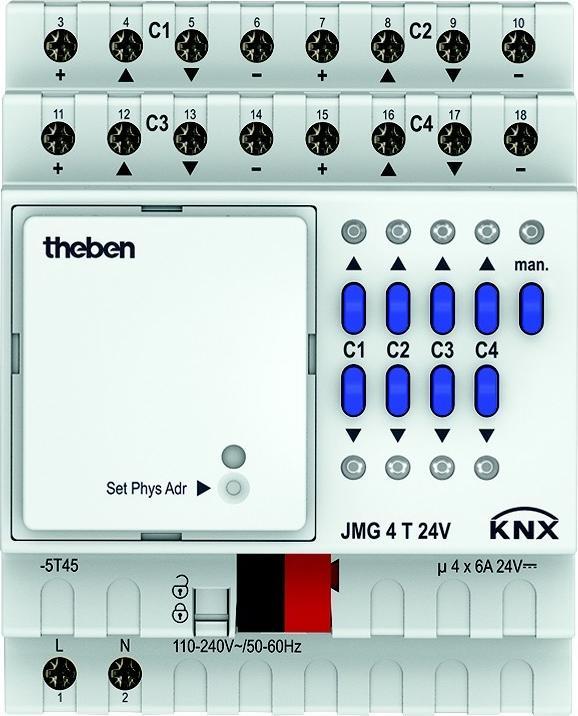 Image du produit Theben JMG 4 T 24V KNX (Actionneur de chauffage)