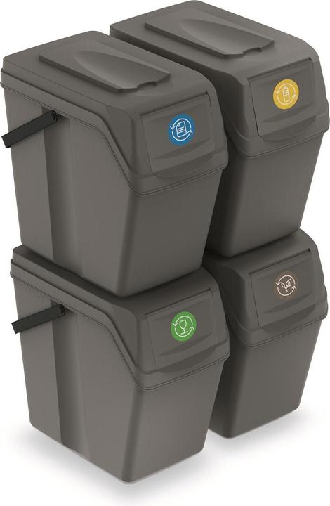 Prosperplast 4er Set Sortierbox (25 l)