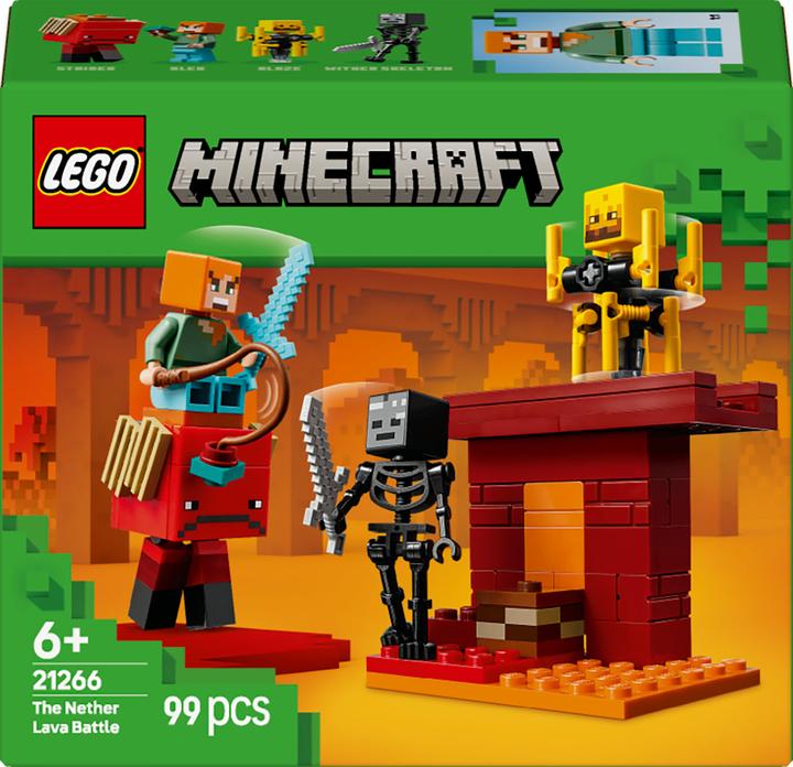 Immagine prodotto LEGO Das Lava-Duell im Nether (21266, LEGO Minecraft)