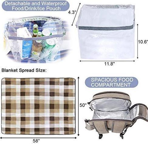 Actual product image Sunflora Picnic backpack