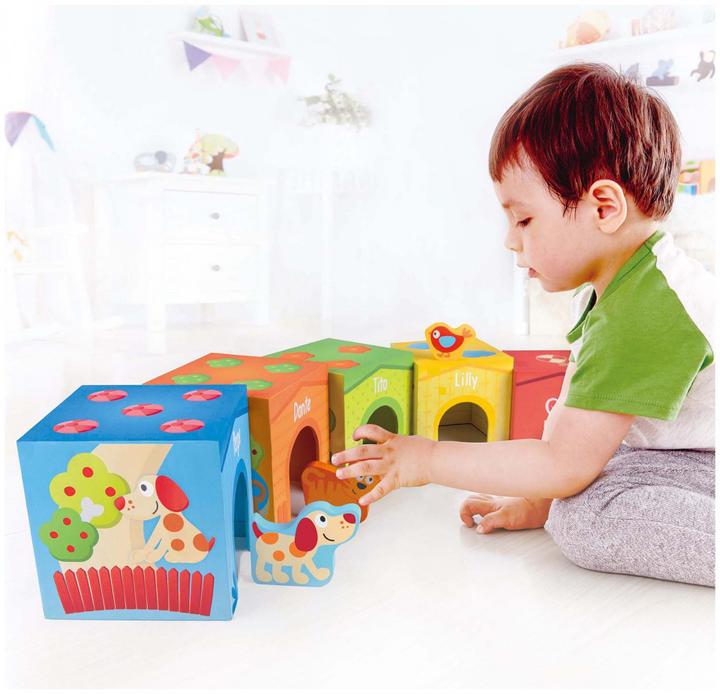 Actual product image Hape Pepe & Friends stacking tower