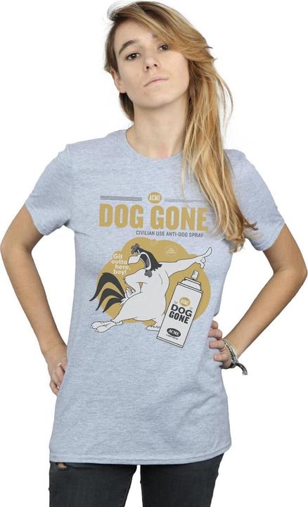 Actual product image Looney Tunes Womens/Ladies Dog Gone Foghorn Leghorn Cotton Boyfriend T-Shirt (L)