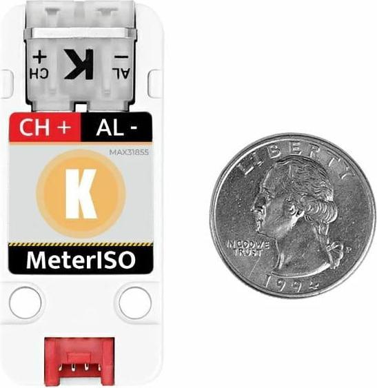Actual product image M5Stack KMeterISO Unit with thermocouple temperature sensor