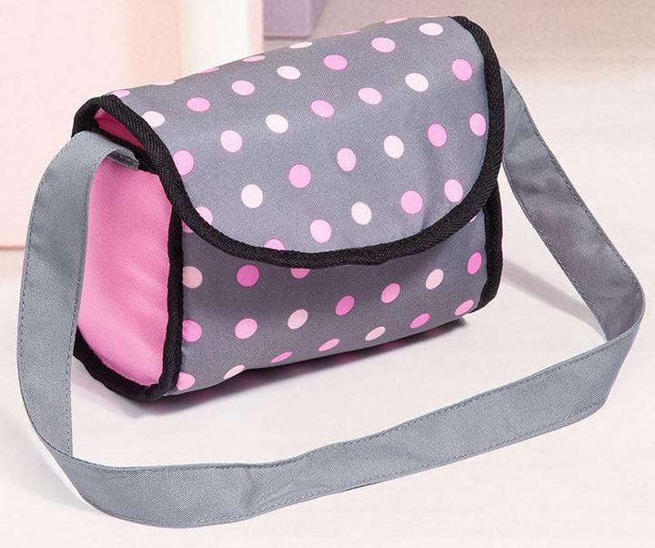 Actual product image Bayer Dolls Pram - City Star - Grey & Pink (13666AA)