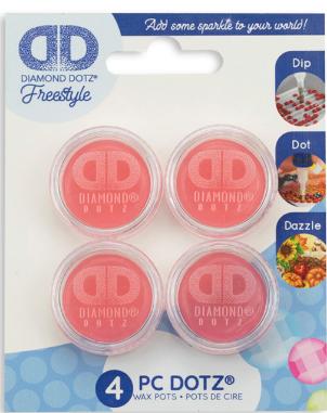 Produktbild Diamond Dotz Freestyle Wax Pots 1 Set = 4 Stück