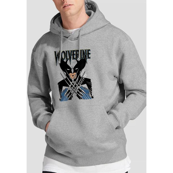Immagine prodotto X-Men Felpa con Cappuccio Wolverine Scatto d'Azione Uomo (XL)