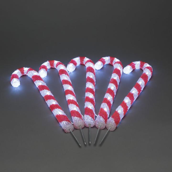 Produktbild Konstsmide LED Zuckerstange 5er Set