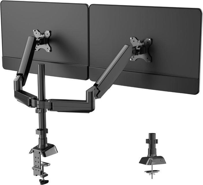 Actual product image Hermex Monitor arm 2 monitors (Table, 32.01")