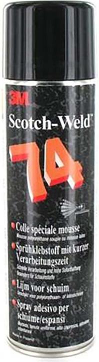 Produktbild 3M Scotch-Weld 74 Klebstoff Spray Orange, Dose 500 ml (520 g, 500 ml)