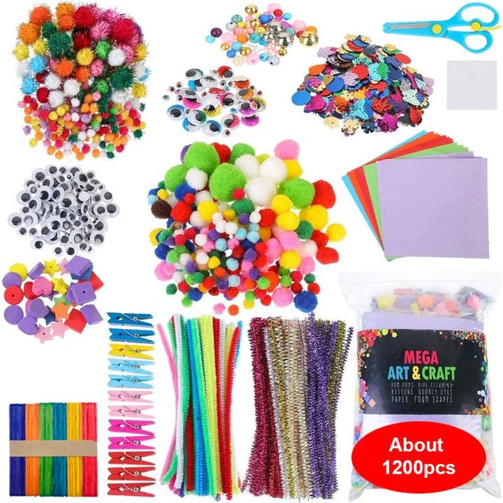 Produktbild Activity Board Kinder Puzzle Spielzeug Handmade DIY Material Paket Elastischer Faden Feder Knopf Verdrehen Stab