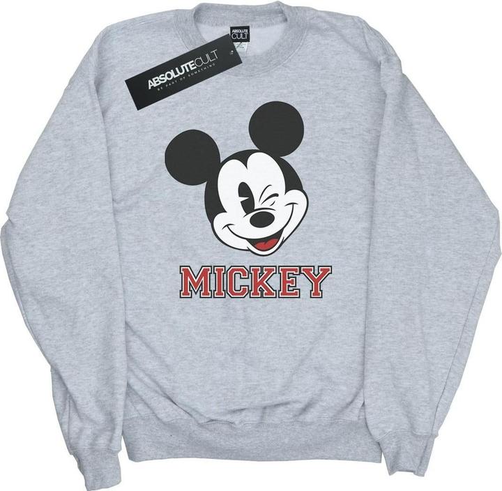 Disney Mickey Mouse Face Sweatshirt
