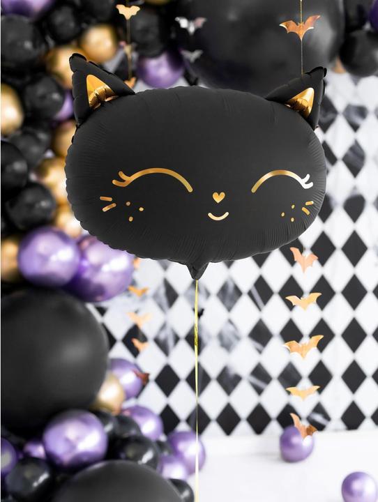 Produktbild Partydeco Ballon Katze schwarz