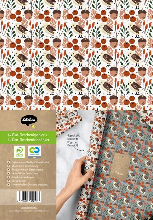 Produktbild Dabelino Geschenkpapier Set Weihnachten für Erwa (Geschenkpapier, 1 x)