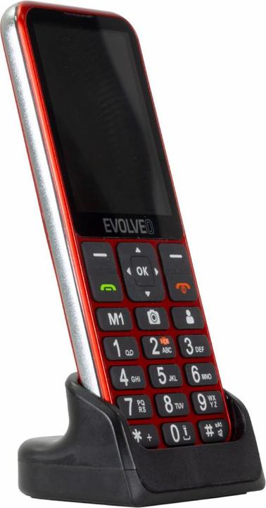 Actual product image Evolveo EasyPhone LT, mobilní telefon pro seniory s nabíjecím stojánkem (červená barva) (2.80", 2 Mpx, 4G)
