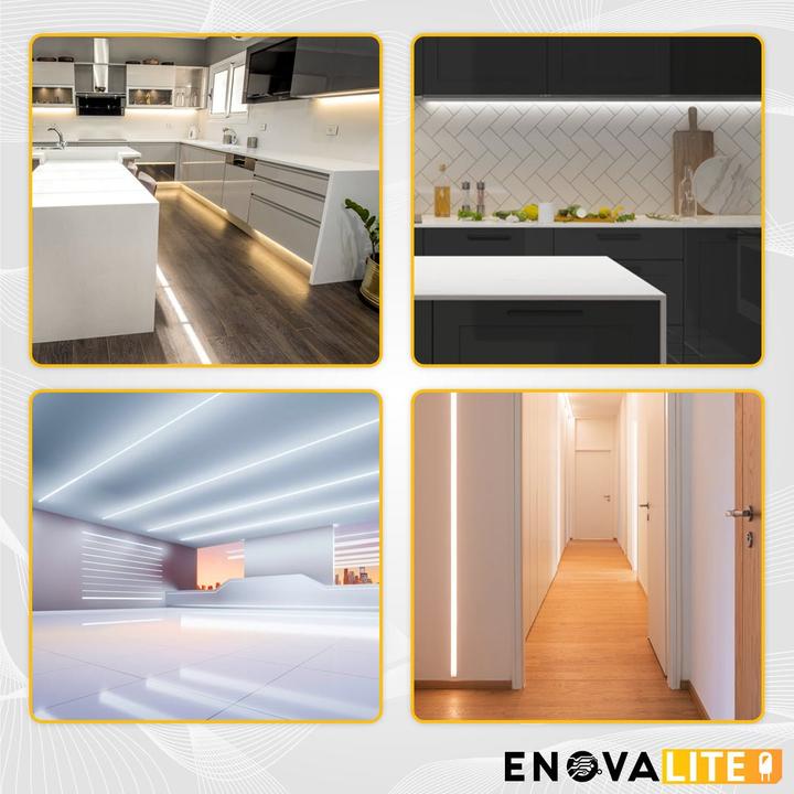 Image du produit Enovalite Bande LED (Blanc chaud, Multicolore, Blanc froid, 500 cm, Intérieur)