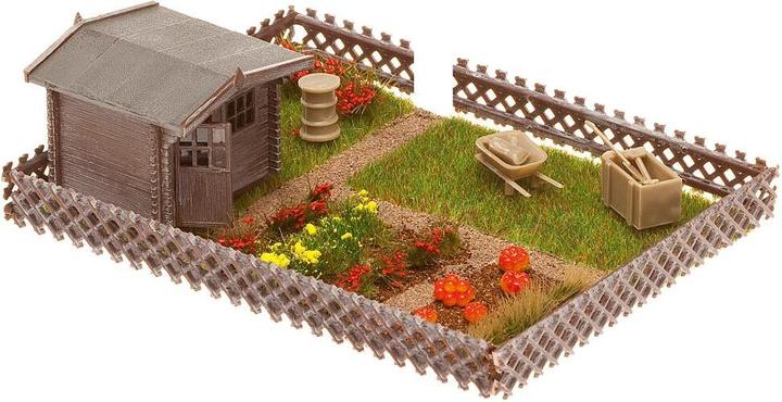 Produktbild Faller Schrebergarten mit kleinem Gartenhäuschen