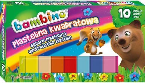 Produktbild St. Majewski Kinderknete quadratisch, 10 Farben