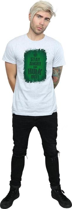 Actual product image Mens Hulk Stay Angry T-Shirt (M)
