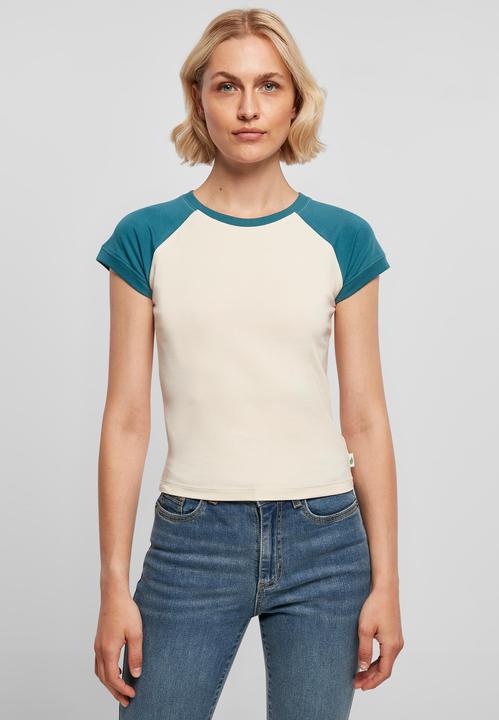 Produktbild Urban Classics Ladies Organic Stretch Short Retro Baseball Tee (M)