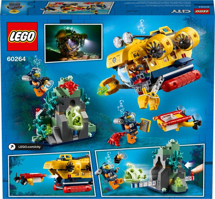 Image du produit LEGO Sous-marin de recherche marine (60264, LEGO City)