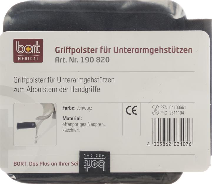 Image du produit Bort Medical Rembourrage de poignée en velours noir