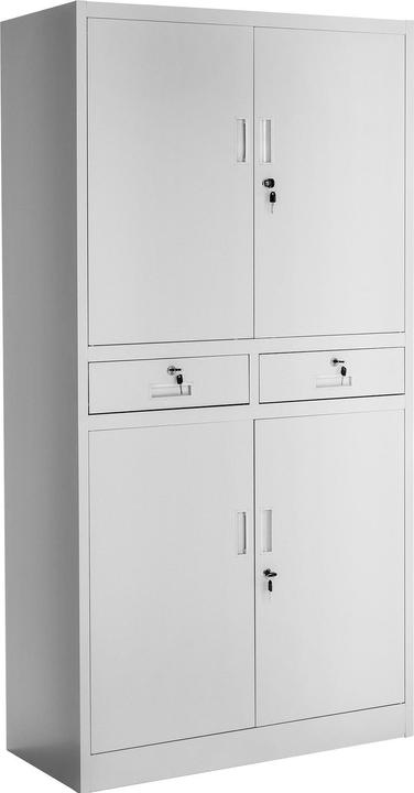 Actual product image tectake Filing cabinet (80 x 40 x 180 cm)