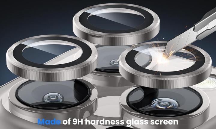 Actual product image Screenguard Camera Lens Protector Protective Glass Apple iPhone 16 Pro (1 Piece, Apple iPhone 16 Pro)