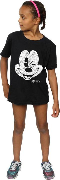 Image du produit Disney T-shirt en coton pour filles avec visage de Mickey Mouse (128)