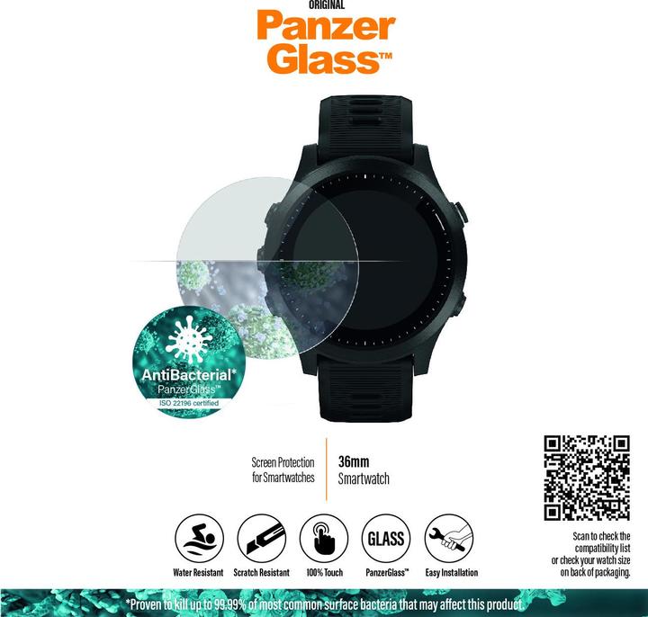 Immagine prodotto PanzerGlass Pellicola protettiva per lo schermo 36 mm Smartwatches