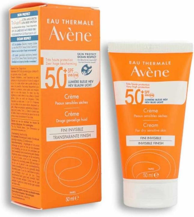 Image du produit Avène Crème (Crème solaire visage, SPF 50+, 50 ml, 50 g)
