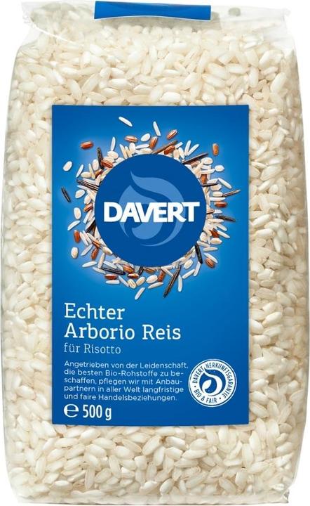 Produktbild Davert Echter Arborio Reis für Risotto Bio (500 g)