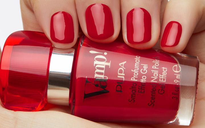 Produktbild Pupa Milano Vamp! Scented Nail Polish passionate red 203 (203, Farblack)
