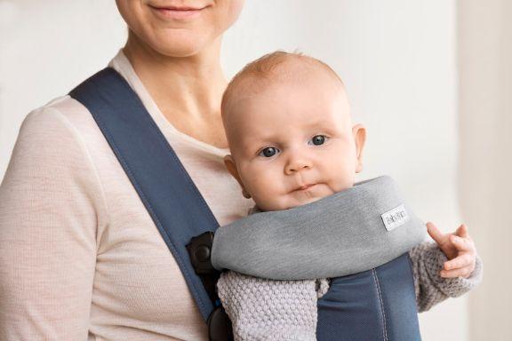 Image du produit BabyBjörn Bavoirs Move et Mini, lot de 2,Jersey gris clair