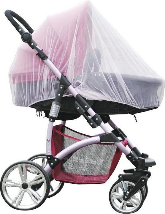 Produktbild Ikonka Elastisches Moskitonetz mit Gummiband für Kinderwagen 140cm
