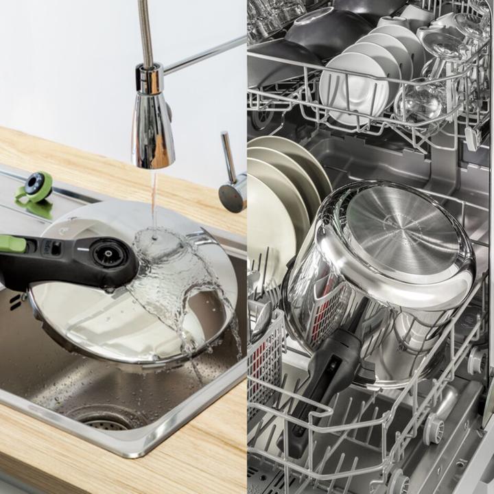 Image du produit Tefal Secure Trendy Autocuiseur (25 cm, Cuiseur à vapeur, Acier inoxydable)