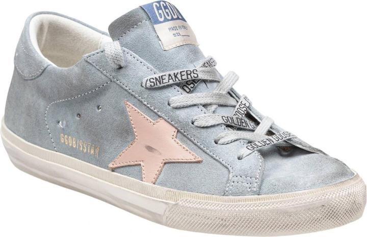 Image du produit Golden Goose super star sneakers in suede grey/pink (38)