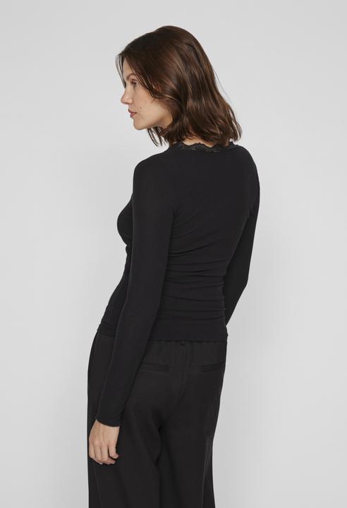 Actual product image Vila Round neck top with long sleeves (L)