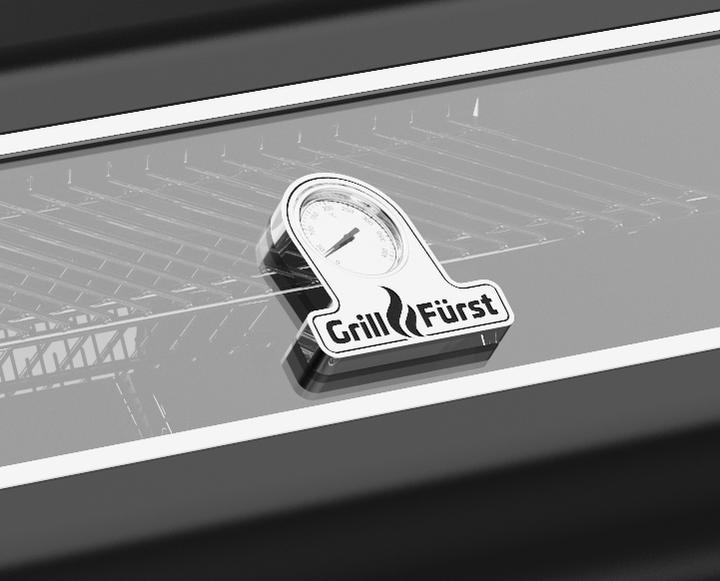 Produktbild Grillfürst G490G 4-Brenner Einbaugrill mit Heckbrenner und Gusseisen Rosten (14 kW)