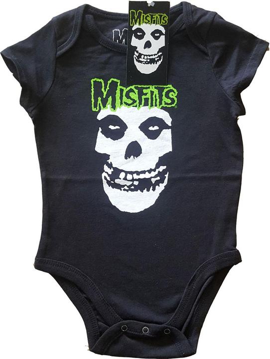 Produktbild Misfits Totenkopf Logo Babyschlafanzug (74)