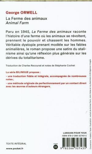 Immagine prodotto La ferme des animaux. Ferme des animaux (Francese, Orwell George, 2022)