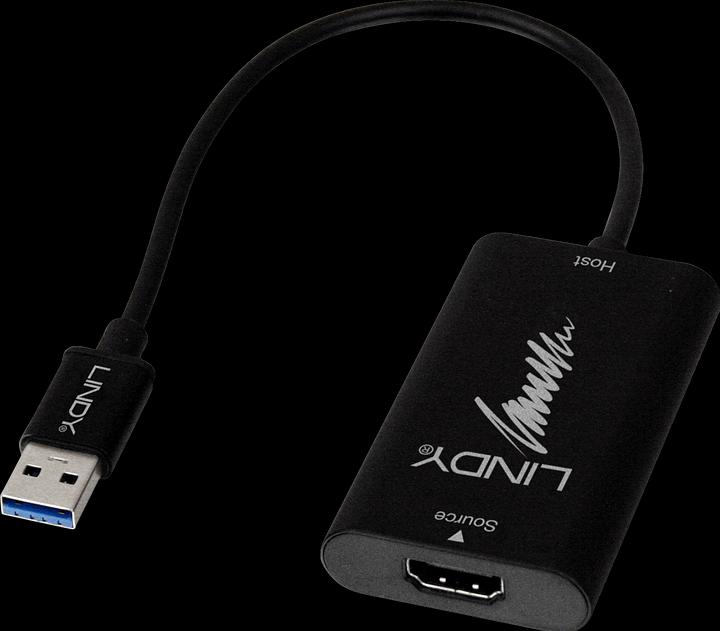 Image du produit Lindy USB Typ-A zu (HDMI, 15 cm)