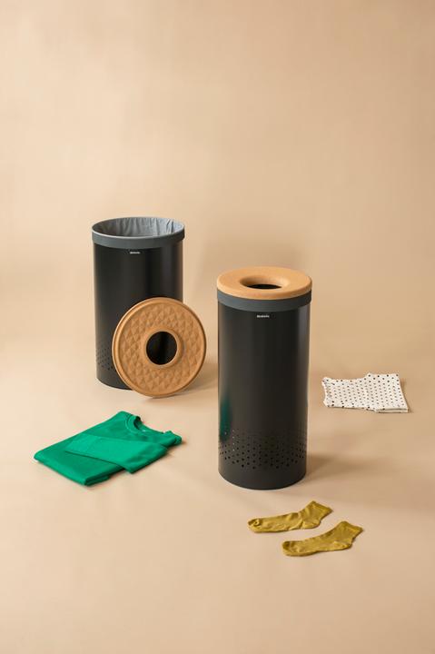Image du produit Brabantia poubelle à linge avec couvercle en liège (60 l)