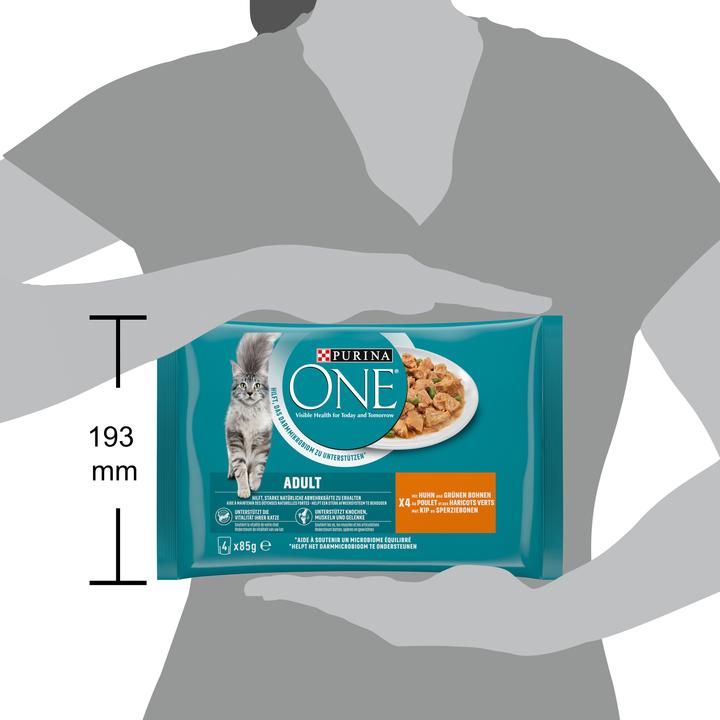 Image du produit Purina ONE Adulte (Adulte, 4 pcs, 340 g)