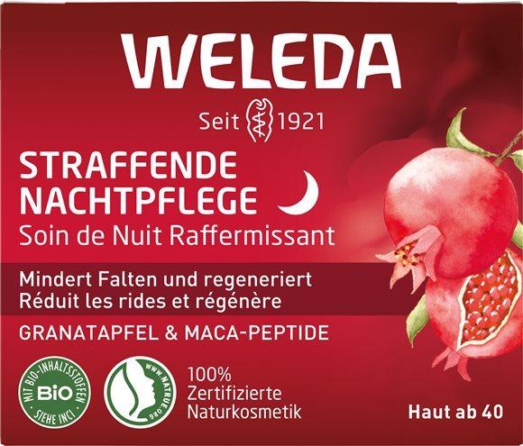 Actual product image Weleda Straffende Nachtpflege Granatapfel & Maca-Peptide (40 ml, Night cream)